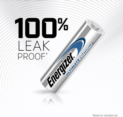 AA Lithium Batteries, World'S Longest Lasting Double a Battery, Ultimate Lithium (8 Battery Count)