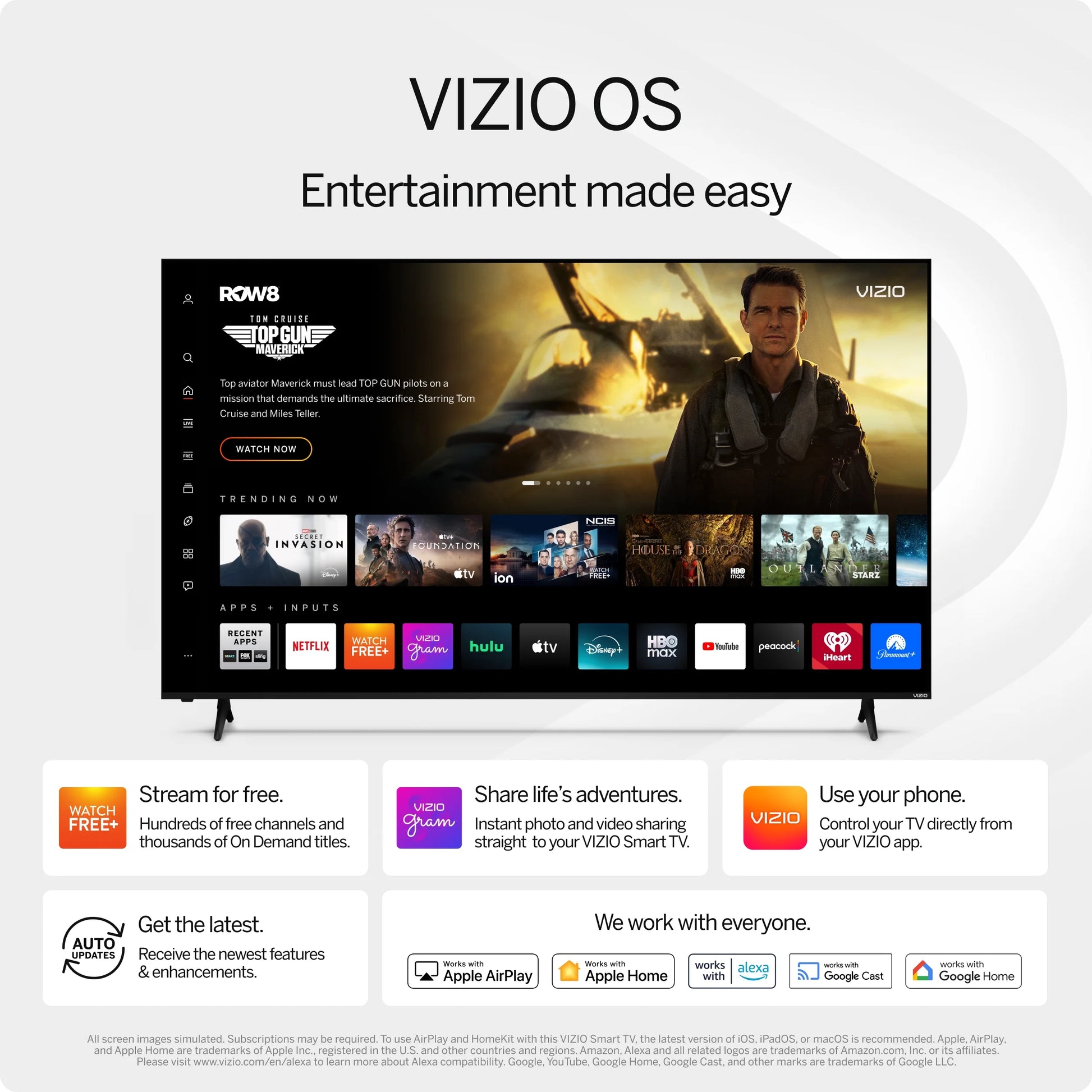 32” Class HD 720P LED Smart TV (VHD32M-08)