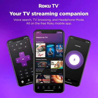 32” Class 720P HD Roku Smart Television, 100012589